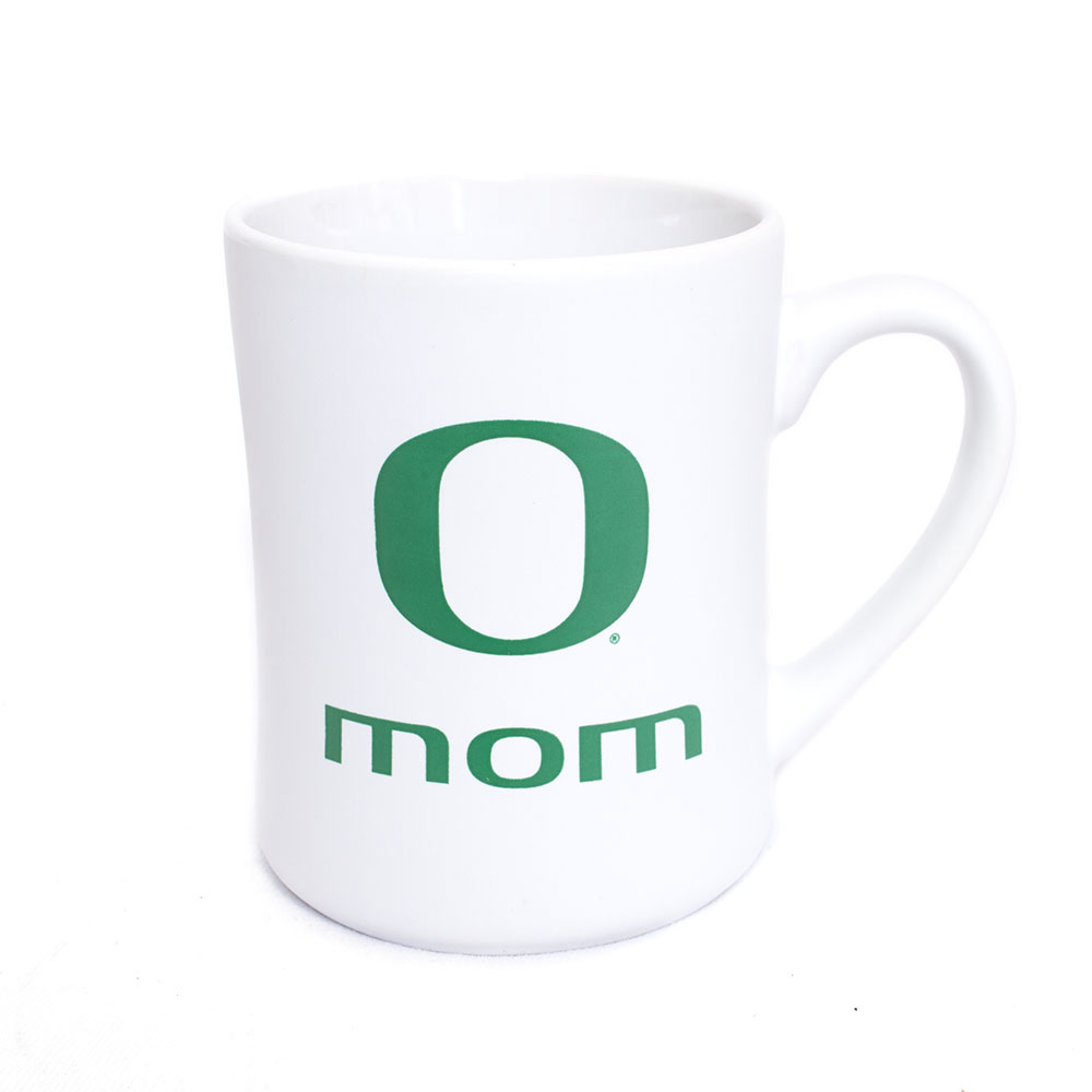 Classic Oregon O, RFSJ, Inc., White, Traditional Mugs, Ceramic, Home & Auto, Matte, Mom, 18 ounce, 826115
